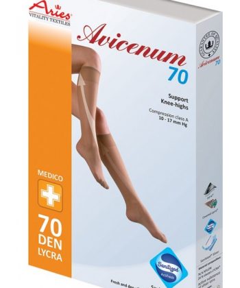Avicenum 70 den preventivne kompresijske dokolenke