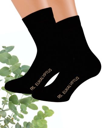 Nogavice iz evkaliptusa črne