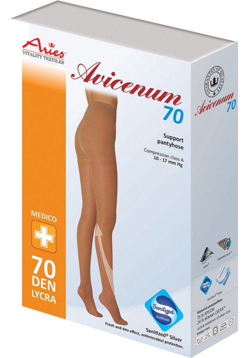 Avicenum 70 den preventivne kompresijske hlačne nogavice