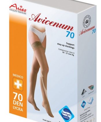Avicenum 70 den preventivne kompresijske samostoječe nogavice