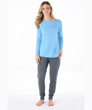 zenska-dolga-bambusova-pizama